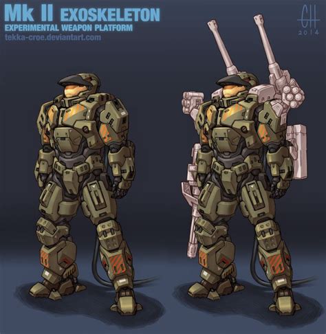 Mk II Exoskeleton by Tekka-Croe on DeviantArt | Power Armor | Halo ...