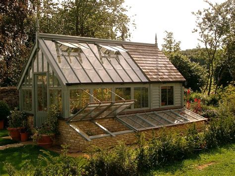 Greenhouse and potting shed combination | Backyard greenhouse ...