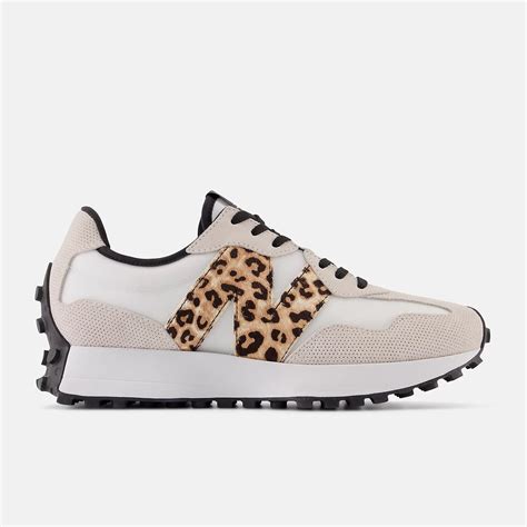 Womens New Balance 327 White Dawn Glow Animal Print WS327SD | More Sneakers