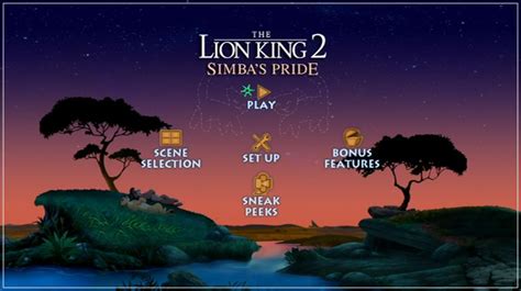 The Lion King 2 DVD Menu