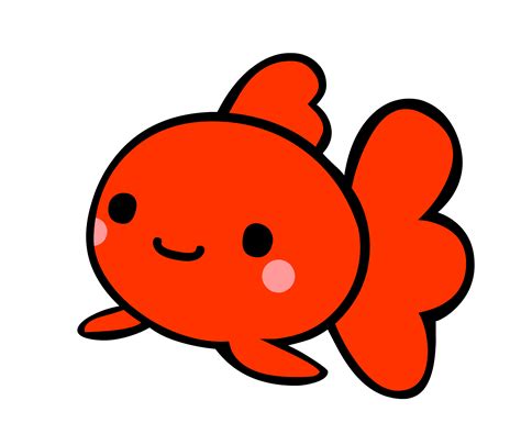 金魚のかわいい無料イラスト素材: イラスト無料素材かわいい系