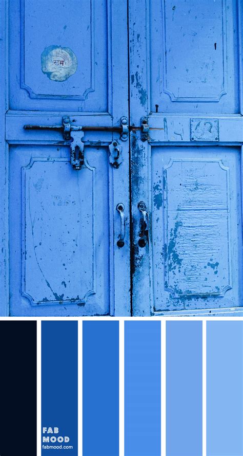 Shades of blue color palette { Sapphire Blue }