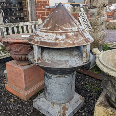 Pair of Galvanised Vent Cowls - The Beechfield Reclamation Co