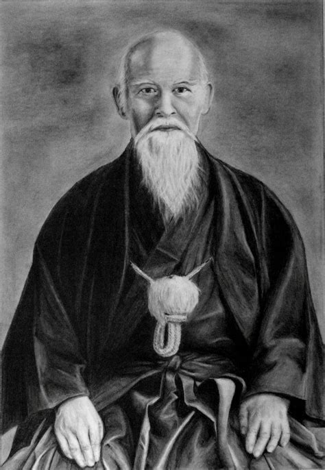 Morihei Ueshiba, Aikido Founder by ilPas on DeviantArt