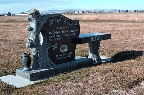 Benches | Grave headstones, Cemetery monuments, Grave monuments