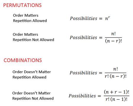 13 best images about Permutations & Combinations on Pinterest