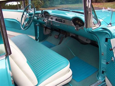 Interior of a 1955 Chevy Bel Air Convertible - I love the color | 1955 ...