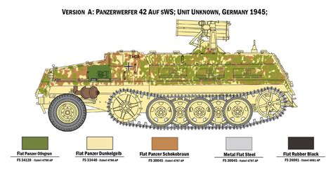 1/35 15 cm Panzerwerfer 42 auf sWS - Model Kit | at Mighty Ape NZ