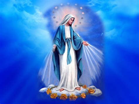 Jesus Christ Mother Mary Wallpapers - WallpaperSafari