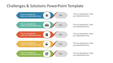 Challenges & Solution PowerPoint Template - SlideModel