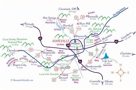 Asheville Hiking Trails Map - Ardyth Mireille