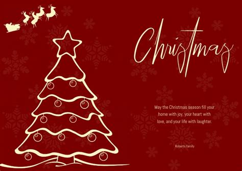 Christmas greeting card Template | PosterMyWall