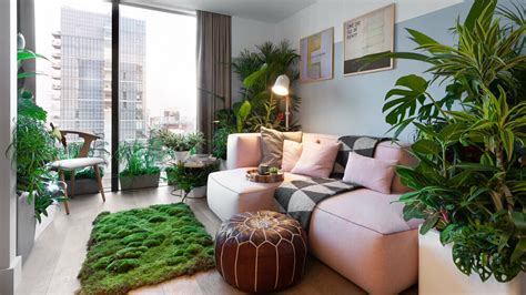 How To Decorate A Living Room With Indoor Plants | www.resnooze.com