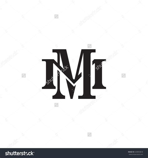 Letter M M Monogram Logo Stock Vector (Royalty Free) 328893818 ...