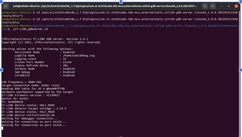 Solved: Remote debugging on STM32Cube IDE - STMicroelectronics Community