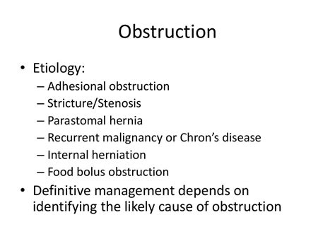 Complications of stoma