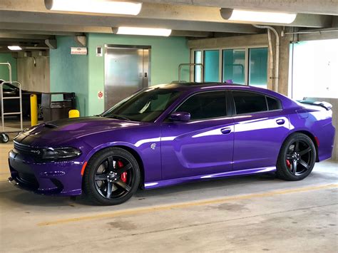 2018 Dodge Charger Hellcat in Plum Crazy Purple | Dodge charger hellcat ...