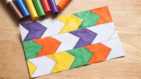 Easy tessellation patterns to draw for kids - anywheregulf