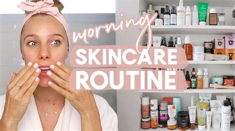 MORNING Skincare Routine// ACNE Prone Skin & Blackheads - YouTube