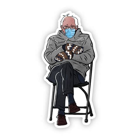 Bernie Sanders Chair Sticker – Big Moods