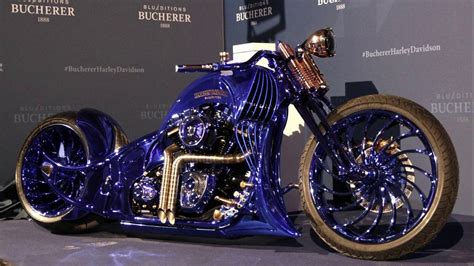 Harley Davidson Blue Edition by Bucherer - the most luxurious motorbike ...