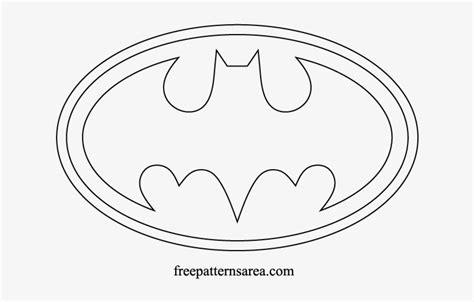 Batman Logo Symbol And Silhouette Stencil Vector - Batman Logo Outline ...