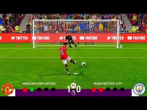 PES 2021 | Manchester United Vs Manchester City | Penalty Shootout ...