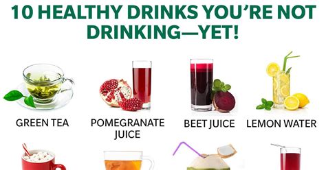 10 Healthy Drinks You Should Start Drinking | Beverage Health Benefits