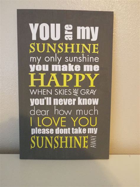 You Are My Sunshine Quotes. QuotesGram