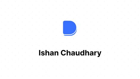 Ishan Chaudhary