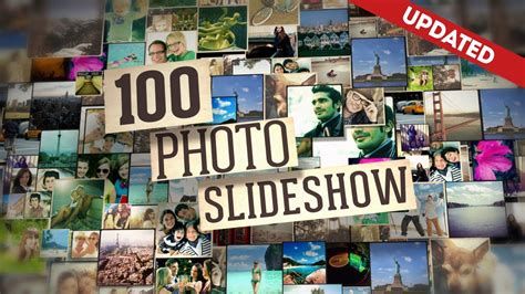 100 Photo Slide Show After Effects template - YouTube