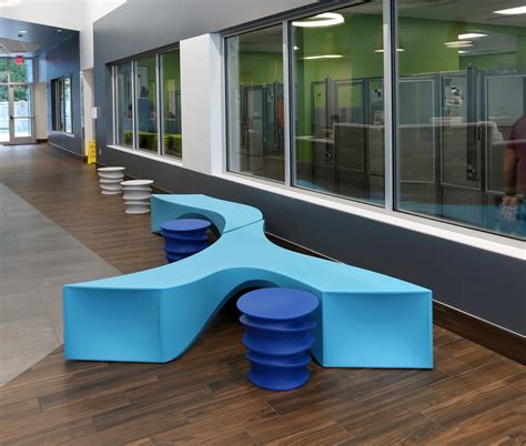 Funky Commercial Furniture Fits the Bill at Animal Shelter Facility