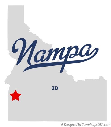 Map of Nampa, ID, Idaho