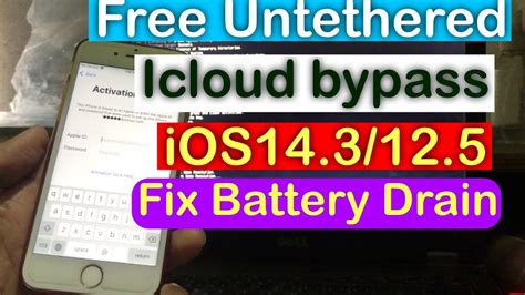 Free iCloud Bypass Untethered MEID/GSM iOS 14.3/12.5 | Drain Battery ...