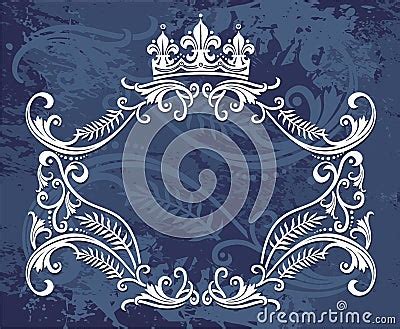 Crown Border Design Royalty Free Stock Photos - Image: 3470988