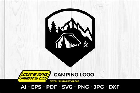 Camping Logo Design, Camping Badge SVG Graphic by Cuts and Prints Co ...