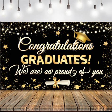 Buy KatchOn, Congratulations Graduate Banner 2024 - Large 72x44 Inch ...