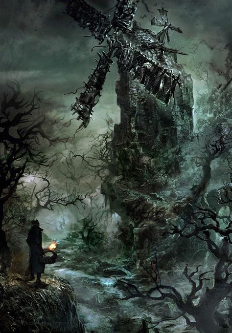 Artwork Forbidden Woods - Bloodborne FromSoftware | Bloodborne concept ...