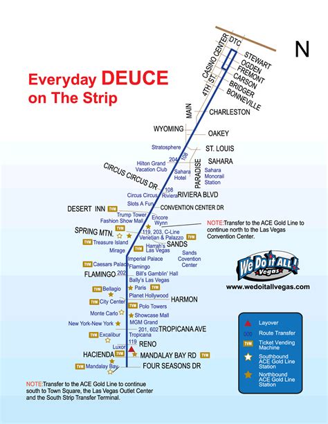 Guckloch Vene Nathaniel Ward the deuce las vegas route map Kollision ...