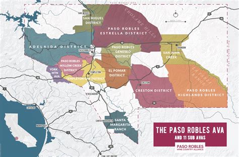 Wine Maps: Paso Robles — California – Enobytes Food & Wine