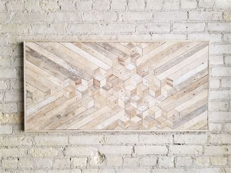 Reclaimed Wood Wall Art | Wood Wall Art | Reclaimed Wood | White Wood ...