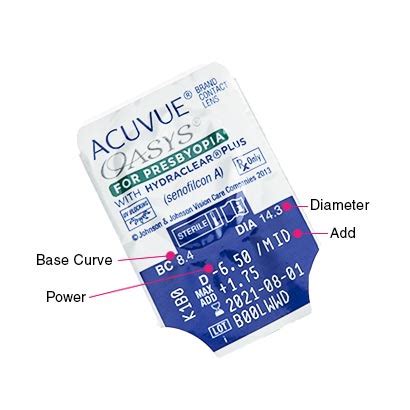 Acuvue Oasys for Presbyopia at ContactsForLess.ca