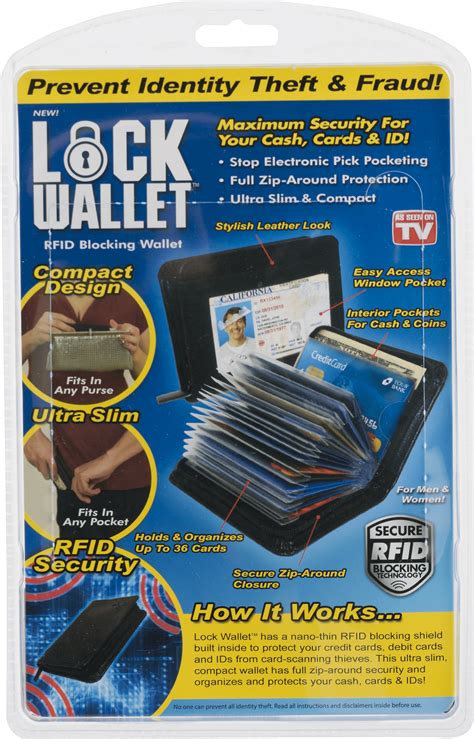 As Seen on TV Lock Wallet - Walmart.com