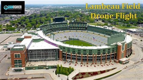 Aerial Views of Lambeau Field | Green Bay Packers | Flying My Drone at ...