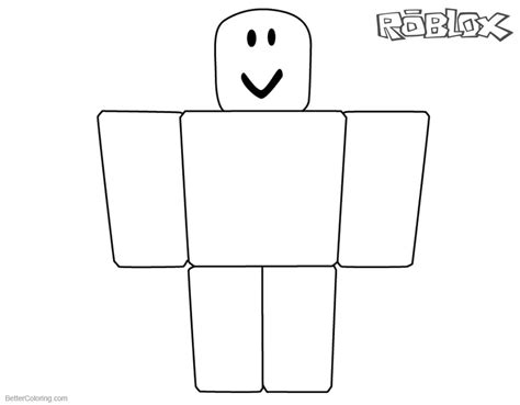 Roblox Noob Coloring Pages Simple Noob Picture - Free Printable ...