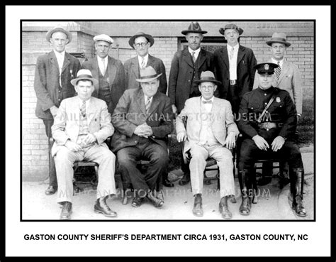 Gaston County Sheriff’s Department circa 1931, Gaston County, NC ...