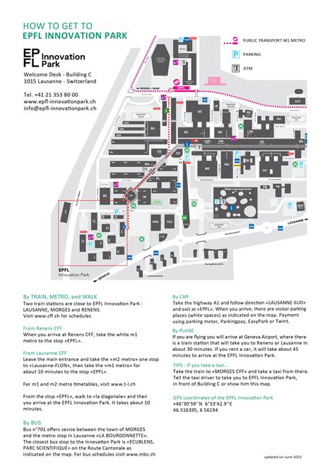 EPFL Innovation Park - Access