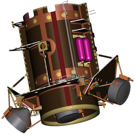 Illustration of Dawn Spacecraft Core Structure | NASA Solar System ...