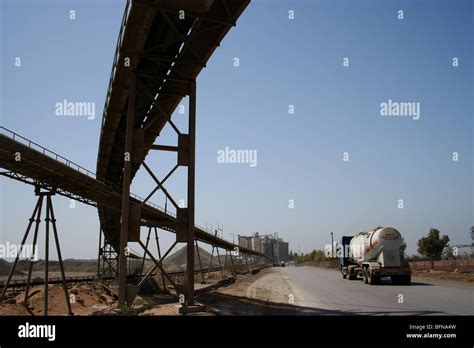 Cement Quarry works Ras Al Khaimah UAE Cementation Stock Photo - Alamy