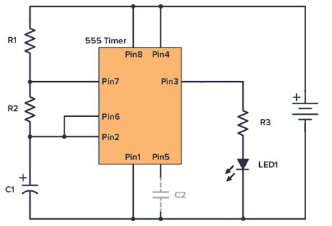 Timer Ic Circuit Diagram